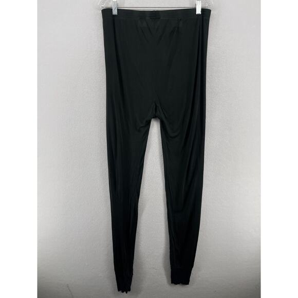 SPORTSILKS Pants Mens L Baselayer Chinese Imperial 100% Silk Bottoms Black - Picture 2 of 12